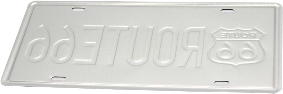 Plaque Métal Vintage Road 66'