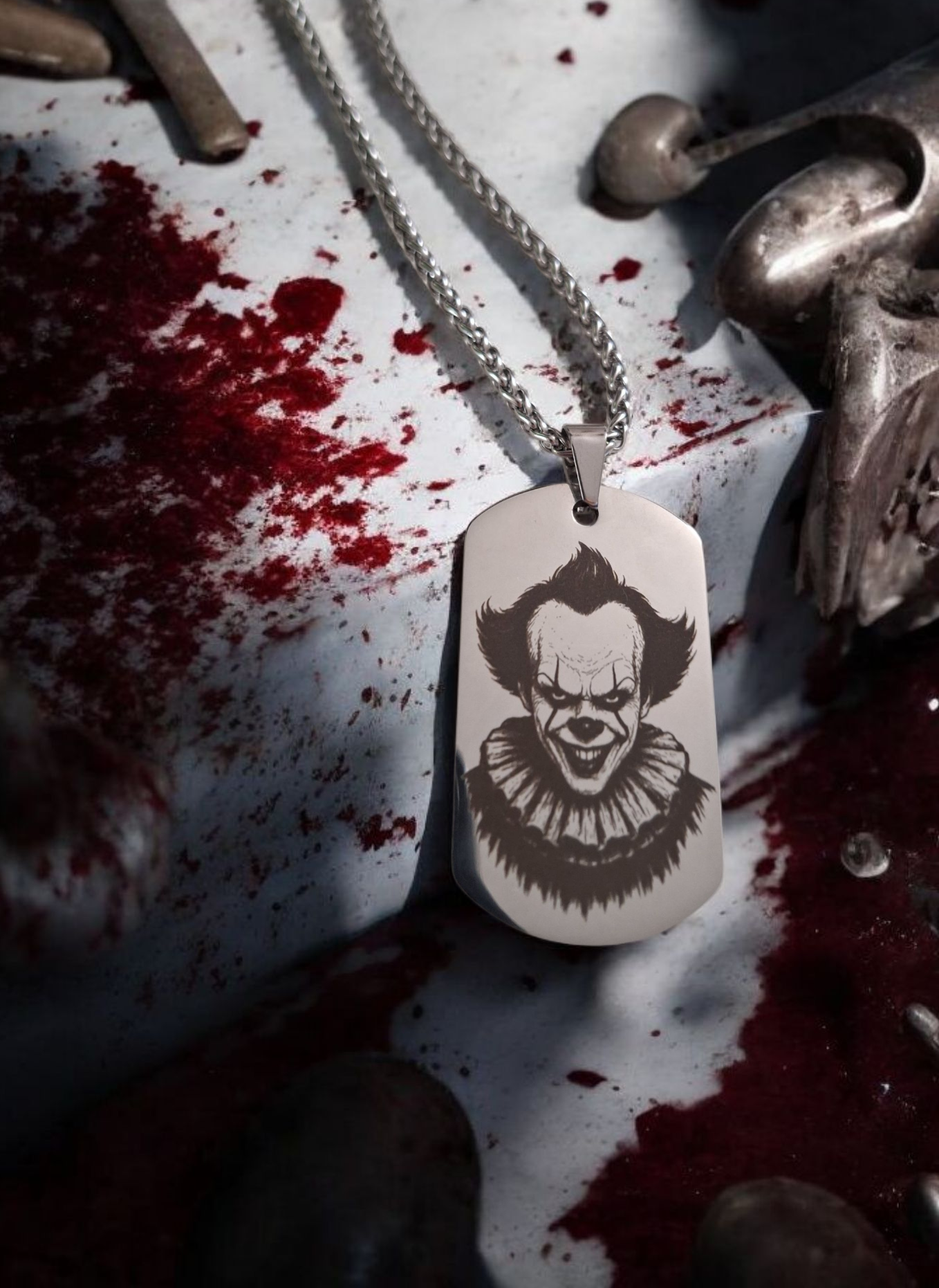 Pendentif "The Last clown" signature