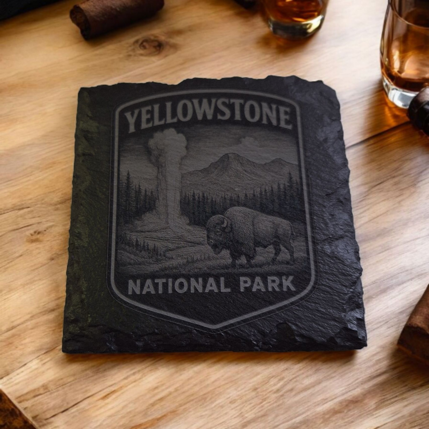 🌄 Dessous de Verre – Set Signature USA Parcs Nationaux