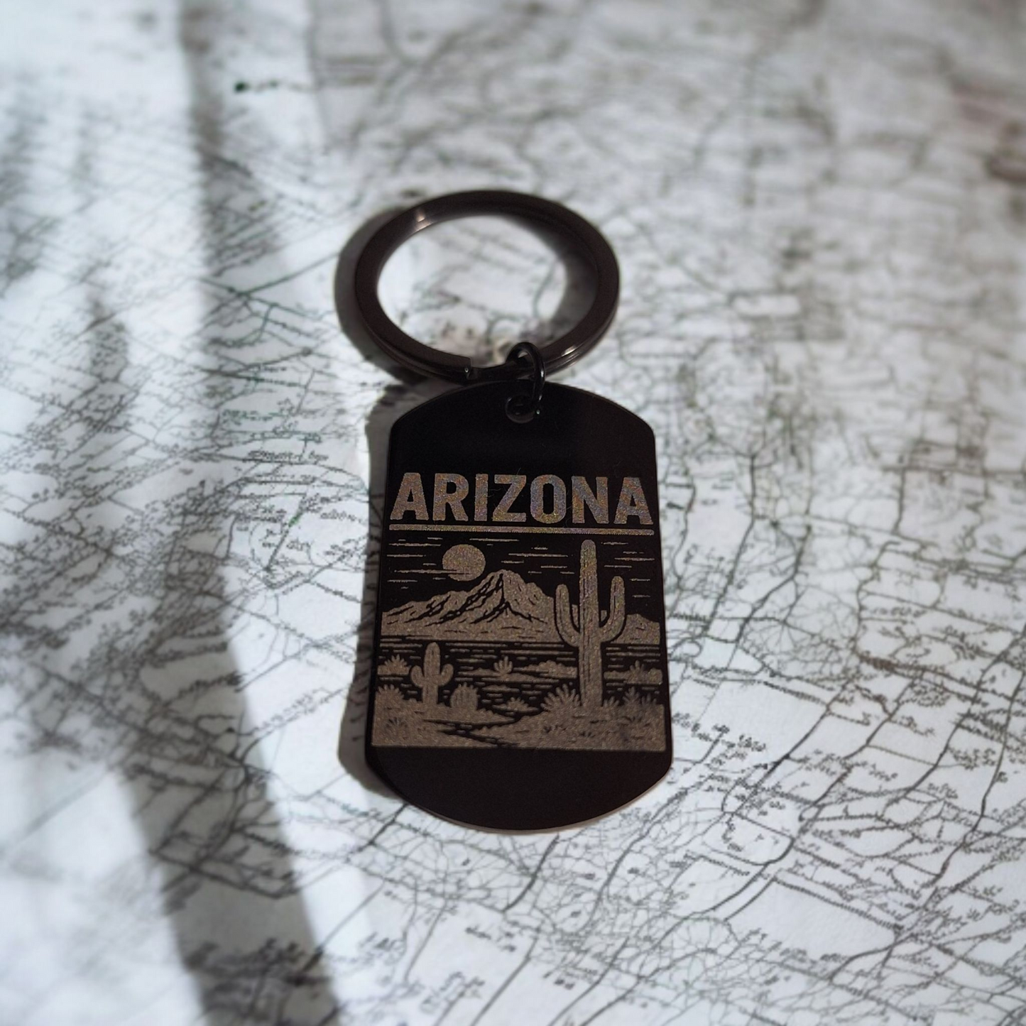 Porte-clé personnalisé – U.S State