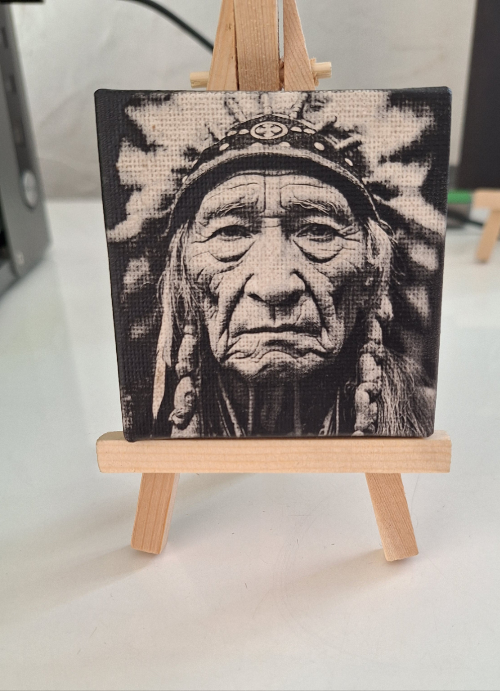 Mini cadre Canva "indian Memories"