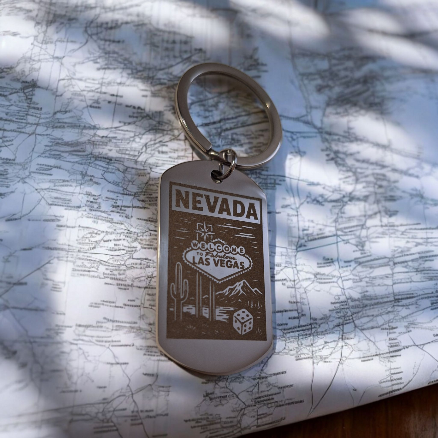 Porte-clé personnalisé – U.S State
