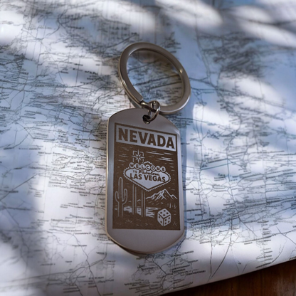 Porte-clé personnalisé – U.S State