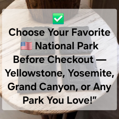 🌄 Dessous de Verre – Set Signature USA Parcs Nationaux