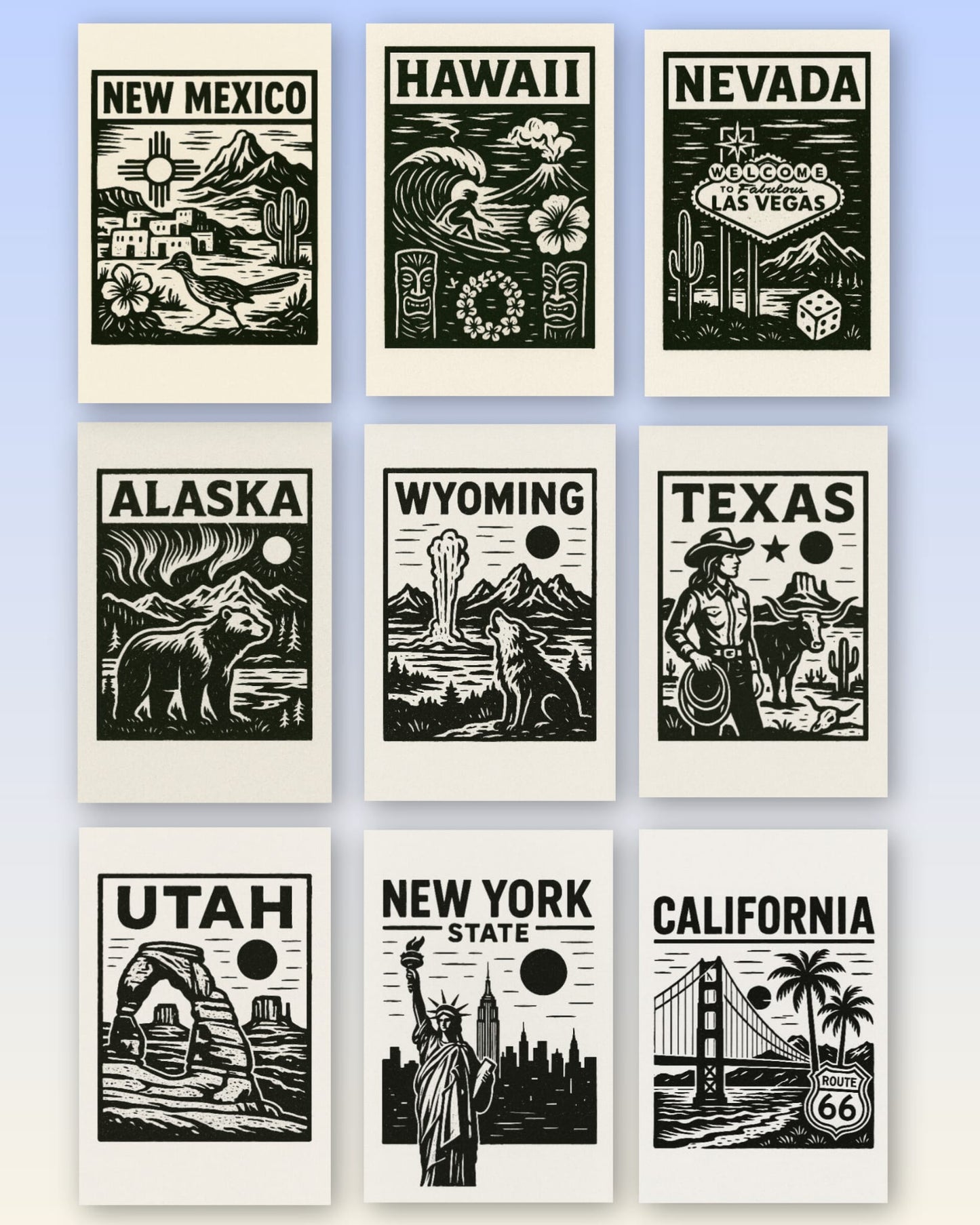 Porte-clé personnalisé – U.S State