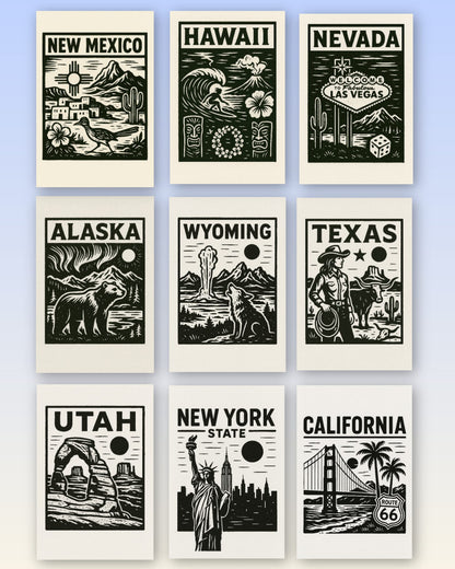 Porte-clé personnalisé – U.S State